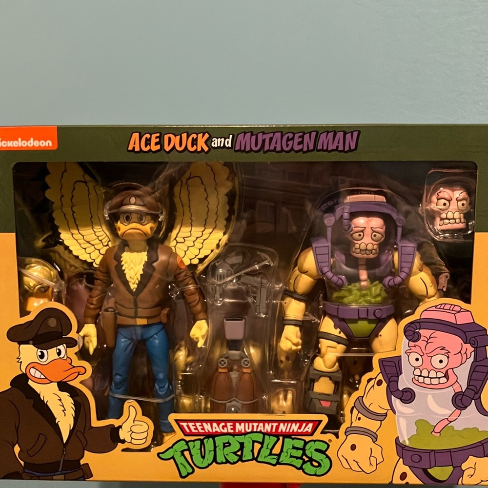 TMNT Ace Duck and Mutagen Man 7’ 2 pack action figures